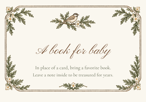 Book Request Cards reduced actual template preview