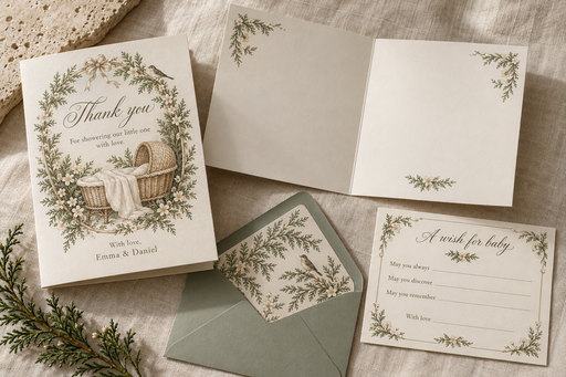 Thank You Cards approved styled mockup