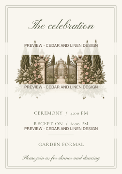 Invitation Close-up